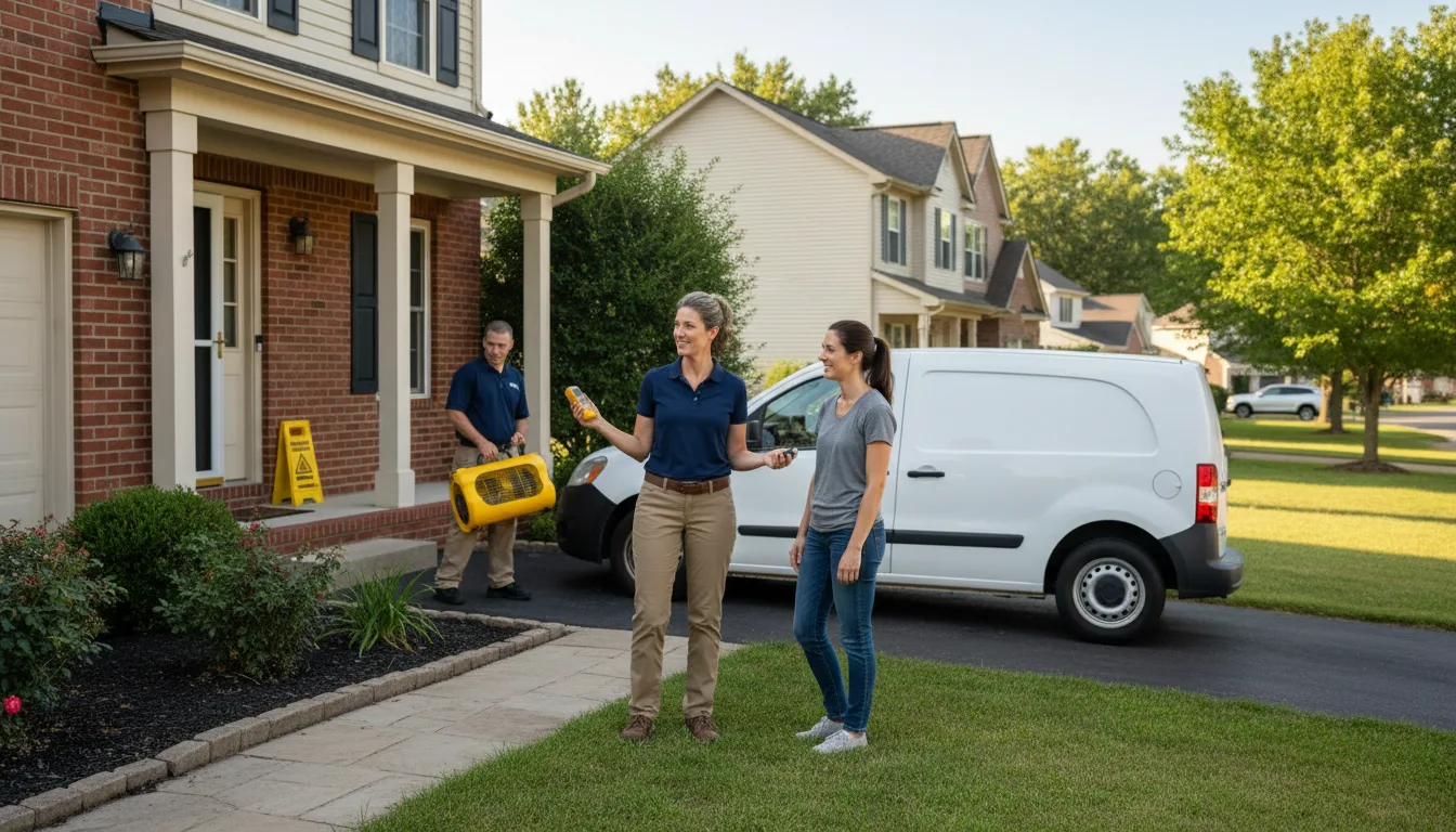 Water restoration image for Fire And Smoke Damage Restoration in New Castle, VA